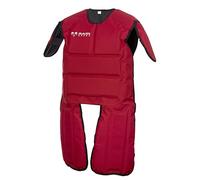 Ram Rugby Tackle Suit - Full-Contact Training Gear, Durable 600D Cordura, Reversible Red/Black Design, Lightweight Foam Protection, Sizes for Seniors, Youth, and Juniors