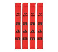 Ram Rugby Tags Only - Webbed - Set of 20 Tags - 4 Colours Options (Red)
