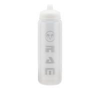 Ram Rugby Water Bottle 750ml - Ergonomic Finger Grip Design with Push-Pull Lid & Screw Cap for Easy Cleaning - Durable, Lightweight Sports Bottle for Training & Matches - Black/Silver or Clear Options