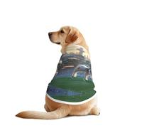 Ram Sheep Robot Dog Shirt Vest Dog Clothes- Breathable Cooling for Big Dogs, Sun Protection Comfort Wear for Golden Retriever, Husky, Alaska Outdoor Activities 3X-Large