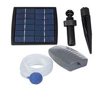 Ram© Solar Powered Air Pump, Oxygenator Aerator Air Pump Oxygen for Outdoor Pool Pond Fish Tank,Oxygen Pump with Air Stone