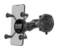 RAM Suction Cup Short Arm Car Mount w/ Universal XGrip Holder for Cell Phone ...