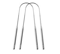 Ram® Tongue Scrappers 2 Pieces U Shaped Tongue Cleaners Stainless Steel Tongue Cleaner
