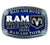 Ram Trucks Belt Buckle Wild Animal Western Cowboy Cowgirl Native American Motorcyclist (RAM1)