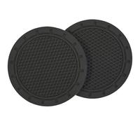 Ram® Universal Car Cup Holder Coasters, Anti-Grip Cup Holders for Car Truck SUV, Pack of 2