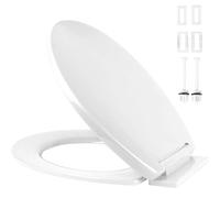Ram White Soft Close Toilet Seat with Quick Relea