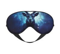 Ram Zodiac Sign Print Sleep Mask Silk-Like Eye Mask Sleeping Eye Mask for Women Men for Travel Sleep Relaxation