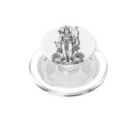 Rama Hindu Deity Sacred Archer Devotional Line Art PopSockets PopGrip for MagSafe