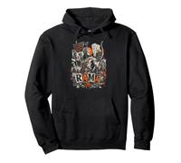 Rama Jai Shri Ram Hindu Epic Warrior Scene Pullover Hoodie