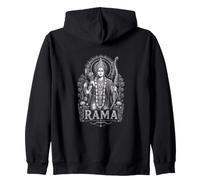Rama Lord Ram Hindu Dharma Devotion Bhakti Zip Hoodie