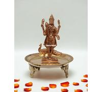 RAMA METAL Copper Murugan Idol | Murugan Statue | Lord Kartikeya Statue | Copper Vel Murugan