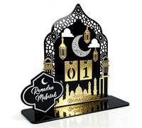 Ramadan Advent Calendar - 30 Day Countdown to Eid, Acrylic Ramadan Decorations for Home, DIY Eid Mubarak Ornament, Eid Gift & Table Decoration