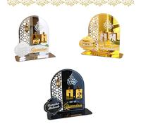 Ramadan Advent Calendar Acrylic 30 Days Eid Mubarak DIY Countdown Calendars Ramadan Decoration, Ramadan Party Islam Muslim Accessories for Home Decor (3PCS)