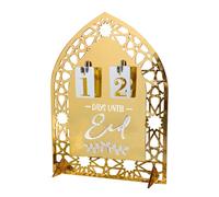 Ramadan Advent Calendar,Acrylic Ramadan Countdown Calendar, for Home,DIY Eid Mubarak Ornament