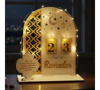 Ramadan Advent Calendar Countdown Calendars, 30 Days Til Eid,Ramadan Decorations,Ramadan Decorations for Home,Ramadan Gift for Kids,Mubarak Eid Decorations