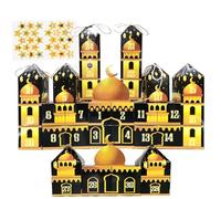 Ramadan Advent Calendar, DIY Eid Calendar Countdown, 30 Empty Boxes for 30 days Ramadan Decorations, Ramadan Gift Box for Eid Ramadan Mubarak Party Supplies