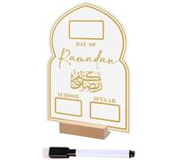 Ramadan Advent Calendar, Handwritten Ramadan Calendar Countdown, 30 Days Til Eid, Eid Mubarak Countdown Calendar, Ramadan Decorations for Home,Ramadan Gift for Kids, Mubarak Eid Decorations (D)