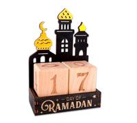 Ramadan Advent Calendar Ramadan Calendar Ramadan Decorations for Home, 30 Days Ramadan Countdown Calendar, 2026 Ramadan Mubarak Decorations, Ramadan Decor Eid Gifts for Kids Adults (Wooden 02)