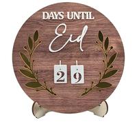Ramadan Advent Calendar, Wooden Countdown Calendars Decorations for Home, Wooden Eid Mubarak DIY Ramadan Advent Calendar, Muslim Ramadan Party Table Home Decoration, Ramadan Gift for Kids Friends (A)