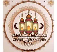 Ramadan Ambience: Moonlight & Mandala Peace: Islamic Coloring Book with Mandalas, Lanterns, and Crescent Moons for Relaxation and Mindfulness during Ramadan