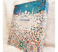 Ramadan Calendar Book Style Box Countdown to Eid with Colouring in Section