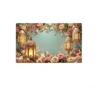 Ramadan Eid Polyester Wall Cloth Decor for For festive Home Backdrop, Ramadan Charity Drive or Eid Volunteer Setup (2)