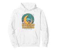 Ramadan Kareem Kids Cute Crescent Moon Muslim Children Pullover Hoodie