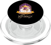 Ramadan Kareem Muslim Family Prayer Art Graphic PopSockets PopGrip for MagSafe