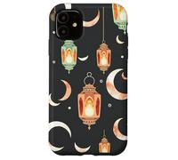 Ramadan Lantern Crescent Moon Islamic Night Sky Illustration Case for iPhone 11