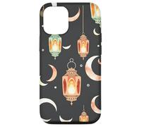 Ramadan Lantern Crescent Moon Islamic Night Sky Illustration Case for iPhone 12/12 Pro