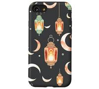 Ramadan Lantern Crescent Moon Islamic Night Sky Illustration Case for iPhone SE (2020) / 7/8