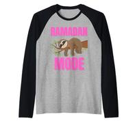 Ramadan Mode Ramadan Kareem Girl Fasting Iftar Women Kids Raglan Baseball Tee