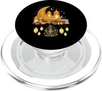 Ramadan Mubarak Crescent Moon Lantern Art Graphic PopSockets PopGrip for MagSafe