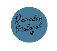 Ramadan Mubarak - Eid Muslim Celebration 35 Sticker (37mm) Navy