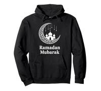 Ramadan Mubarak Happy Fasting Crescent Moon Islamic Muslim Pullover Hoodie