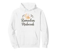 Ramadan Mubarak Happy Fasting Crescent Moon Islamic Muslim Pullover Hoodie