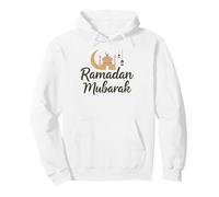 Ramadan Mubarak Happy Fasting Crescent Moon Islamic Muslim Pullover Hoodie