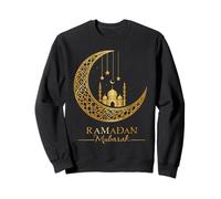 Ramadan Mubarak Happy Fasting Crescent Moon Islamic Muslim Sweatshirt