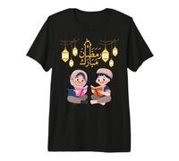Ramadan Mubarak, Muslim Kids, Quran Reading, Art Graphic Premium T-Shirt