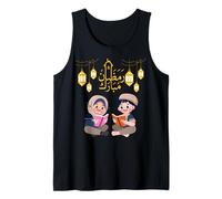 Ramadan Mubarak, Muslim Kids, Quran Reading, Art Graphic Tank Top