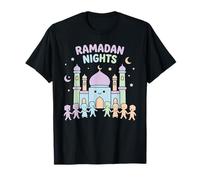 Ramadan Nights Cute Mosque Muslim Kids Holy Month Joy T-Shirt