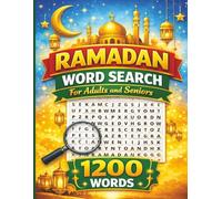 Ramadan Word Search: 100 Easy to Read Word Search Puzzle Book for Adults and Seniors (Islamic Activity & Coloring Collection)