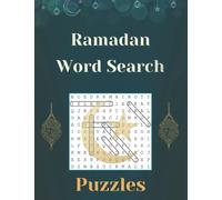 Ramadan Word Search: 43 Word Search Puzzles Large Print with Solutions, Islamic Themed Word Search, Ramadan Activity Book For Adults and children