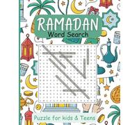Ramadan Word Search Book: Engaging Islamic Word Search Book Perfect for Kids & Teenagers to Learn, Reflect, and Enjoy During the Holy Month | 7.5X9.25 Inches. Perfect for Ramadan Gifts.