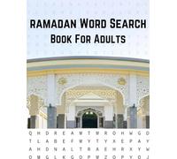 Ramadan Word Search Book For Adults: Large Print Ramadan Gift Puzzle Book With Solutions