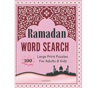 Ramadan Word Search For Adults: Large Print Islamic Puzzles with Quran Verses, Prophets, & Blessings for Muslim Men,Women, Adults & Kids