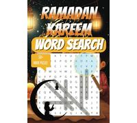 Ramadan Word Search Puzzle Book: Word Searches with Easy to Read Print about Ramadan Kareem, Eid, Fasting and More | 6x9 Inches, 110 pages | 50+ Puzzle... Gifts for Vacation, Holidays and Free Times