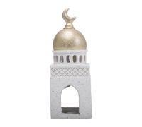 Ramadans Eid Home Decorations Gold and White Mosque Tower Islamics Eid Mubaraks Decors Storage Box Ornament Home Decors Ramadans Decorations