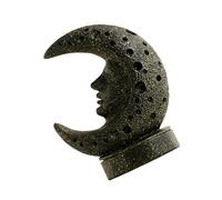 Ramadans Resin Incenses Burners Censers Middle Eastern Moons God Statue Mystical Decors for Home Meditations Room Gift Living Space Cultural Ornament