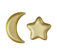 Ramadans Serving Tray Eid Mubaraks Moons Stars Shape Food Container Crescents Platter Dishes Islamics Muslims Party Decors Ramadans Serving Tray
